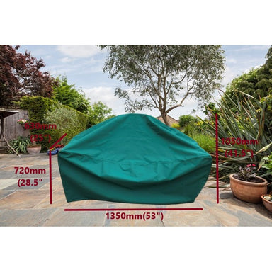 Lutyens bench cover green 135cm