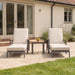 Nova Heidi outdoor furniture - Nova - Heidi Sun Lounger Set of 2 with Square Side Table