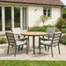 Nova Heidi outdoor furniture - Nova - Heidi 4 Seat Dining Set - 1.1m Round Table