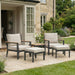 Nova Heidi outdoor furniture - Nova - Heidi 5pc Lounging Set with Square Side Table