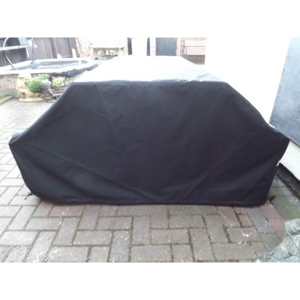 Picnic table and bench cover black front