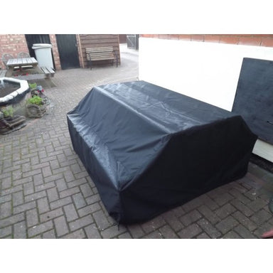 Picnic table and bench cover black side