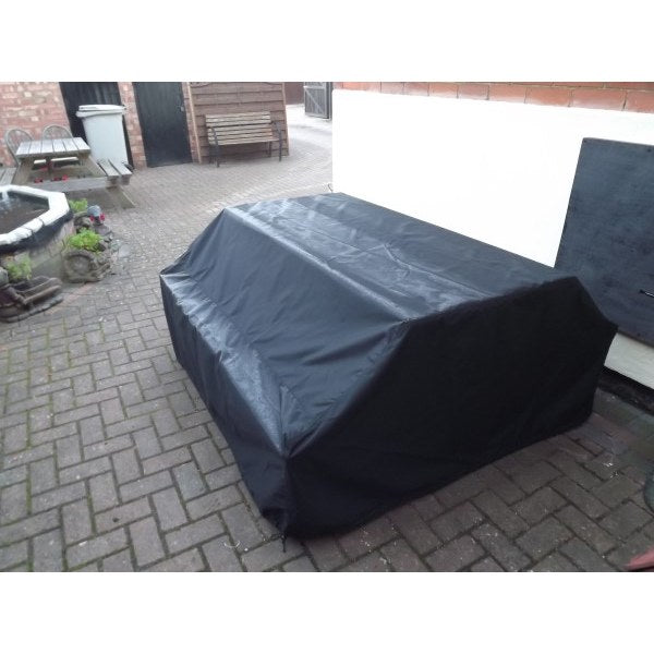 Picnic table and bench cover black side