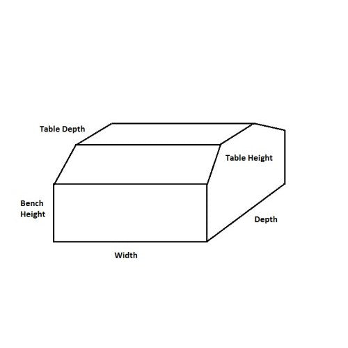 Picnic table and bench cover measuring guide