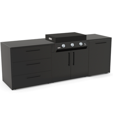 Nero Riverwash worktop – The Plancha Pro Outdoor Kitchen