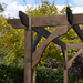 premium pergola brown detail