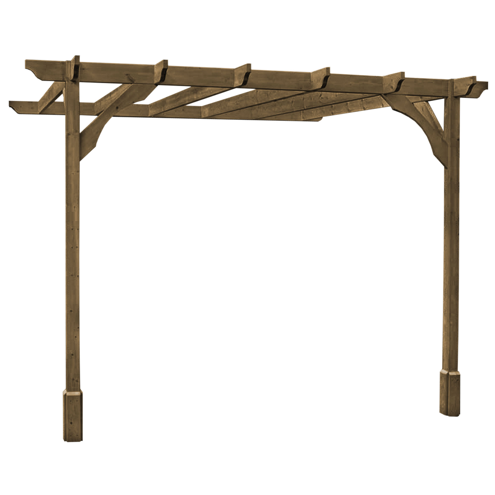 Wall Mounted Premium Pergola - 3m Depth