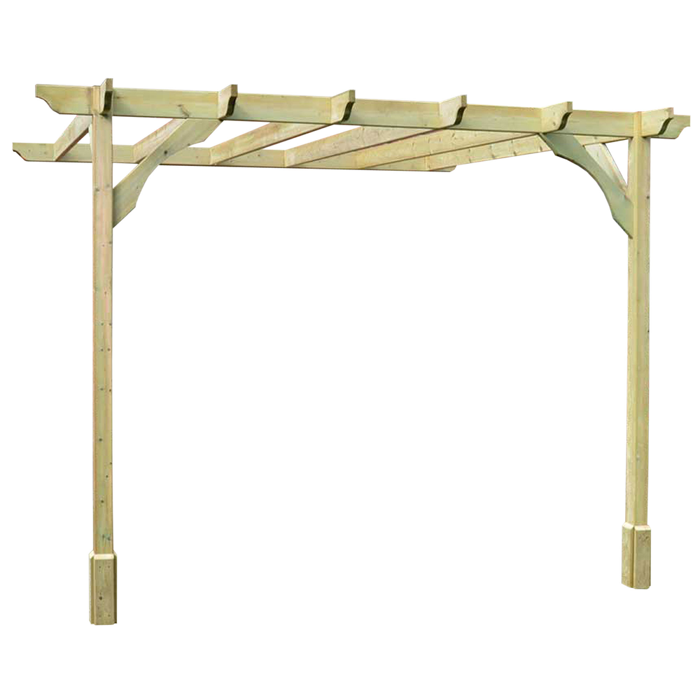 Wall Mounted Premium Pergola - 3m Depth