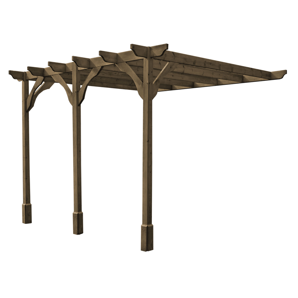 Wall Mounted Premium Pergola - 1.8m Depth