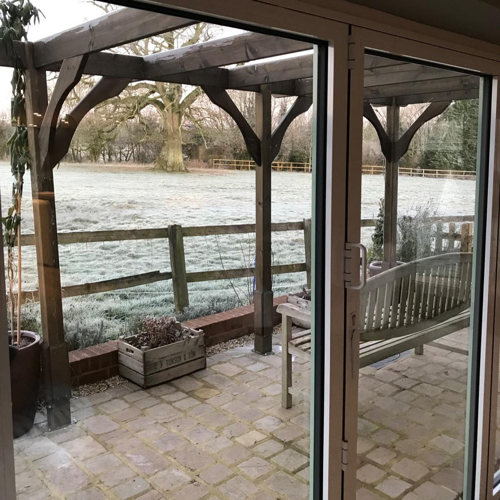 Wall Mounted Premium Pergola - 3m Depth