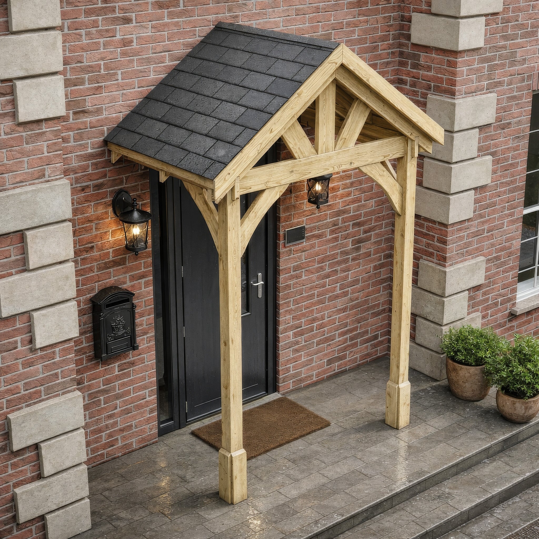Felt Shingle Roof Porch
