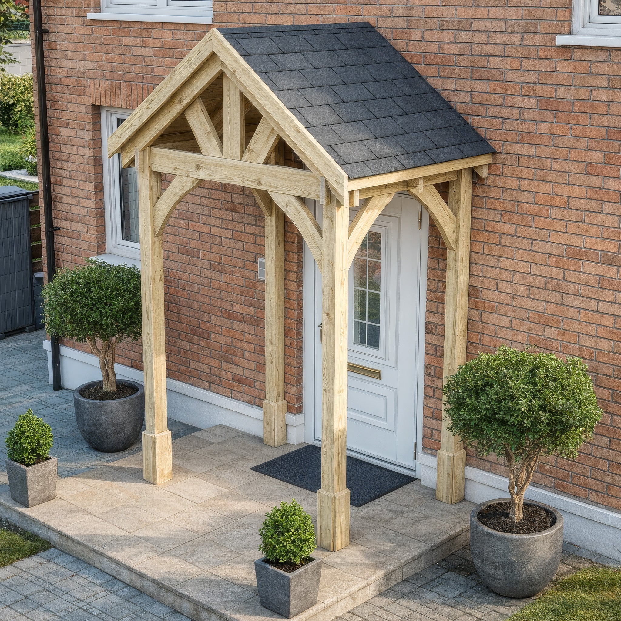 Felt Shingle Roof Porch