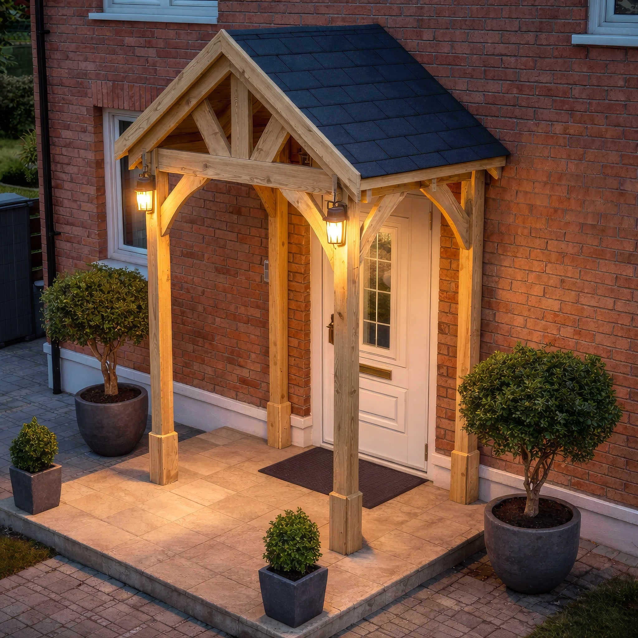 Felt Shingle Roof Porch