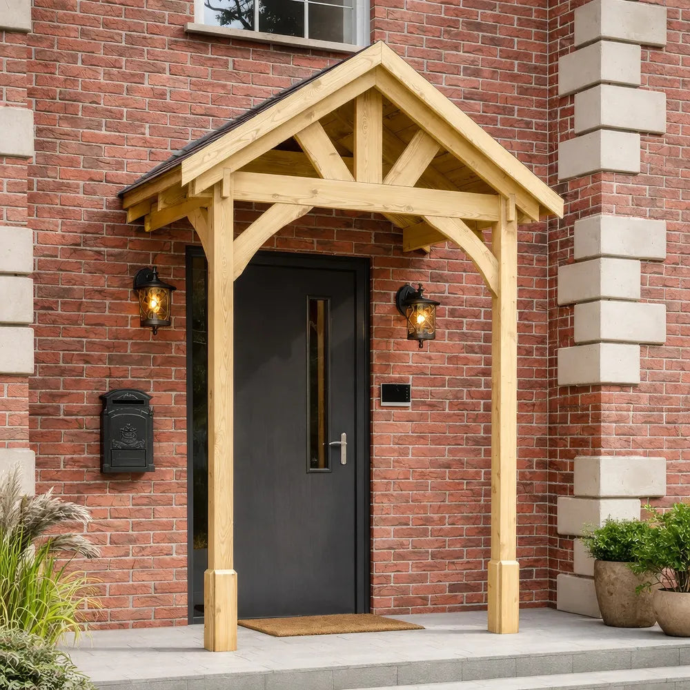 Slate Tile Roof Porch – Rustic Brown or Light Green