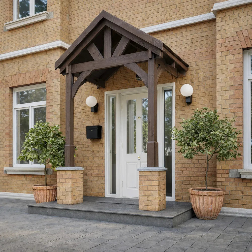 Slate Tile Roof Porch – Rustic Brown or Light Green