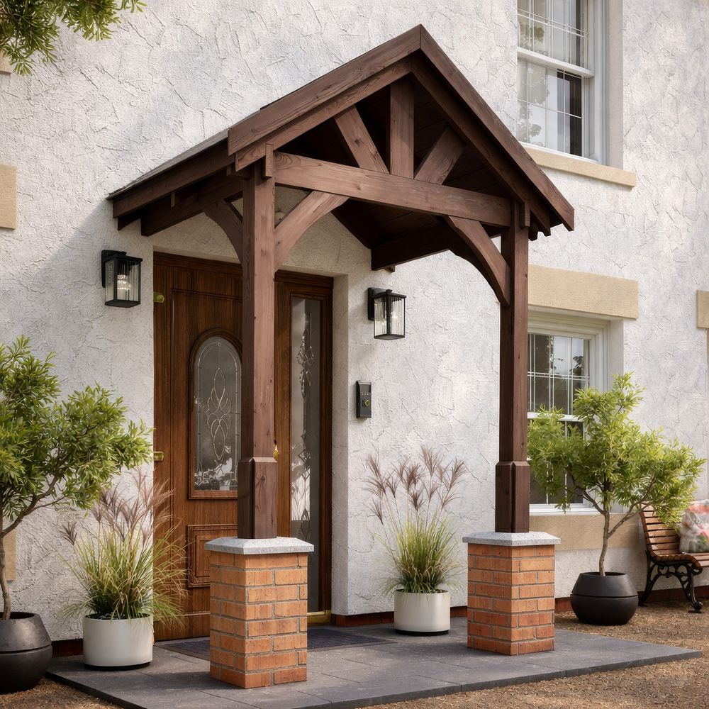 Slate Tile Roof Porch – Rustic Brown or Light Green