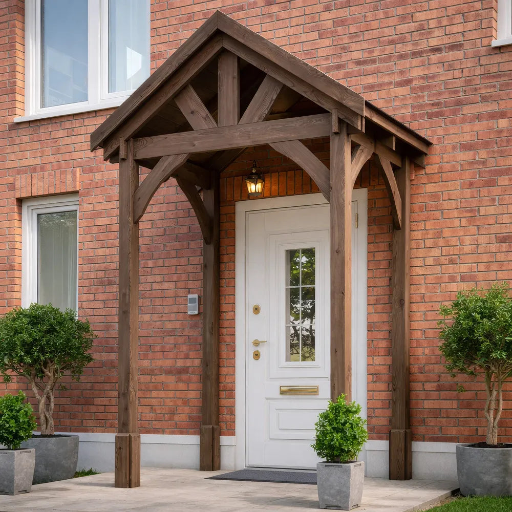 Slate Tile Roof Porch – Rustic Brown or Light Green