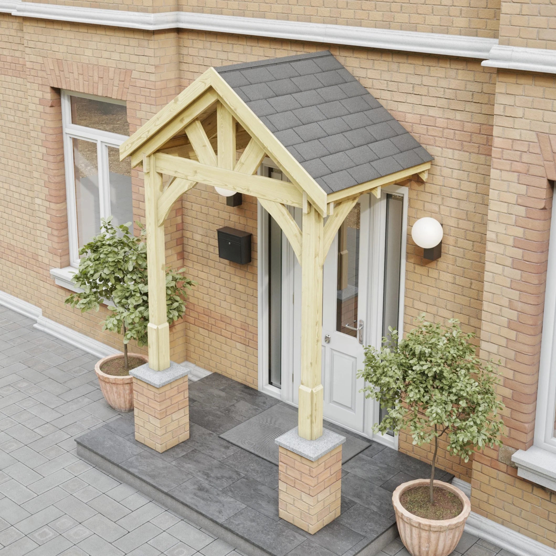 Felt Shingle Roof Porch