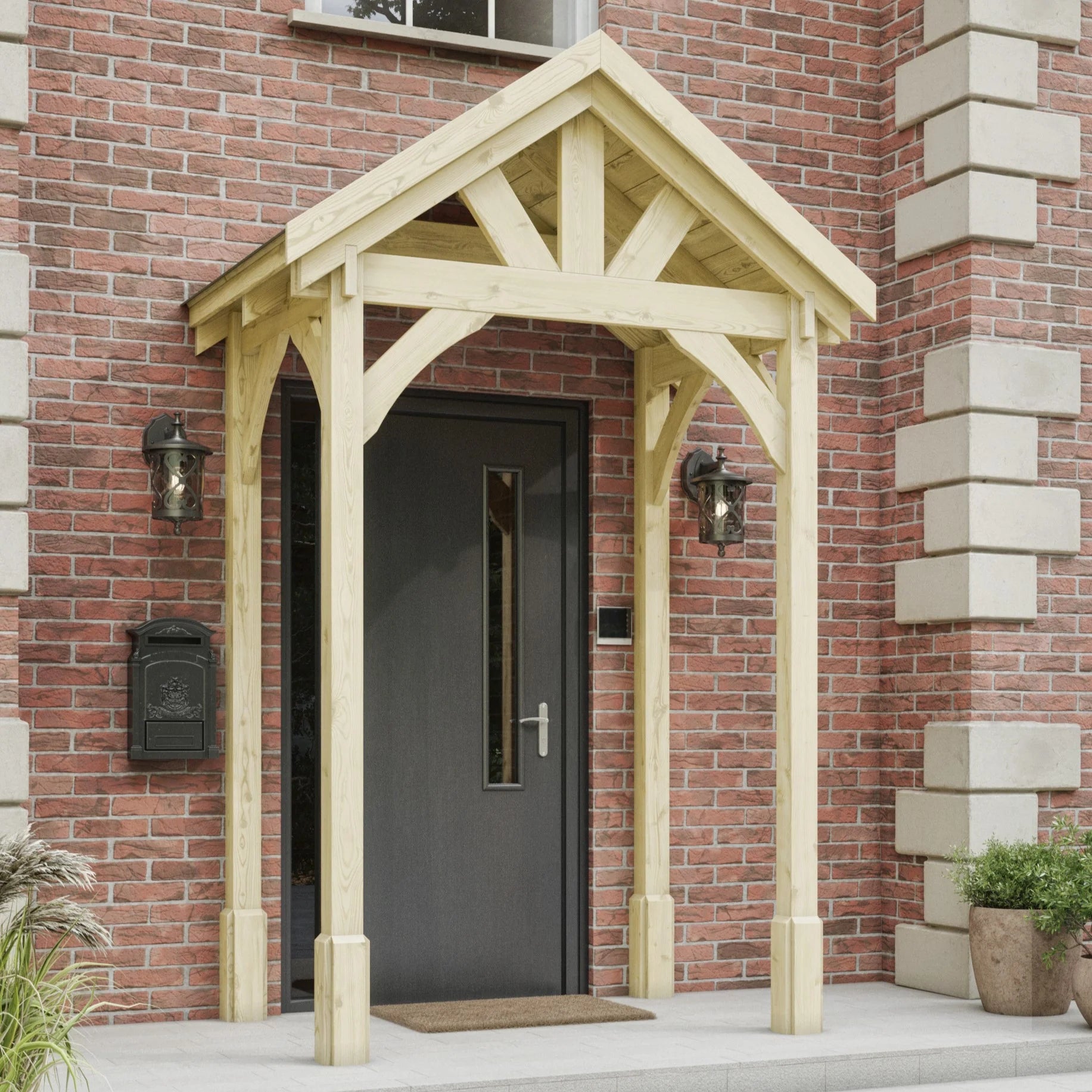 Felt Shingle Roof Porch