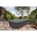 Rectangular garden table cover grey 186cm