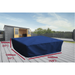 Rectangular table and chairs cover navy blue 320 x 130cm