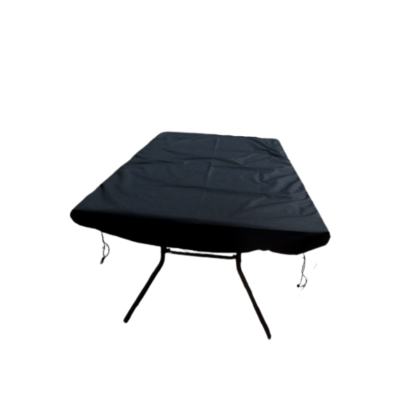 Rectangular table top cover black