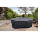 Round garden table cover grey 250cm