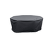 Round garden table cover grey