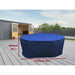 Round table and chairs cover navy blue 163cm