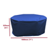 Round table and chairs cover navy blue 180cm dimensions