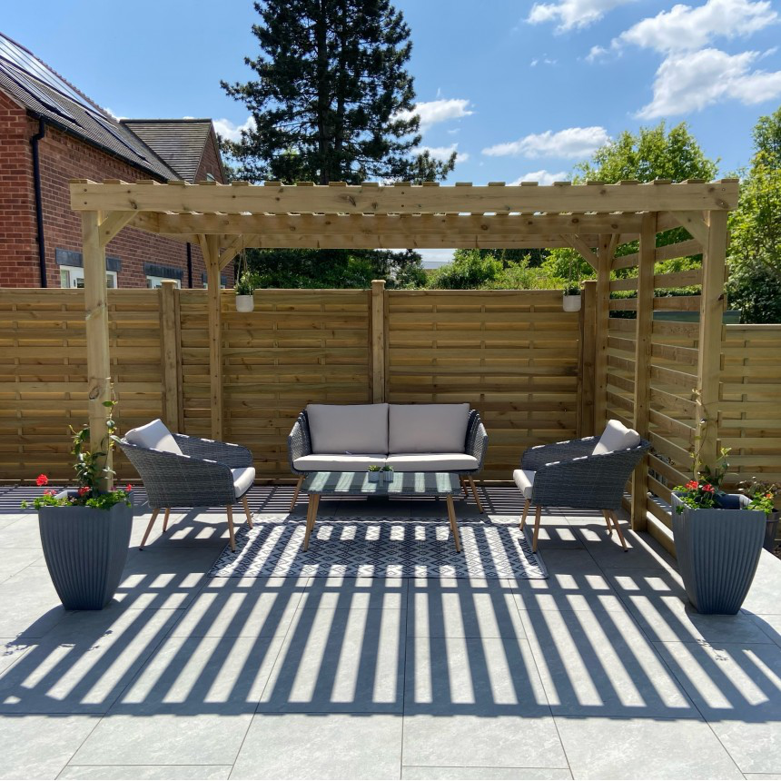 Rutland Shade Pergola – 4.2m Wide