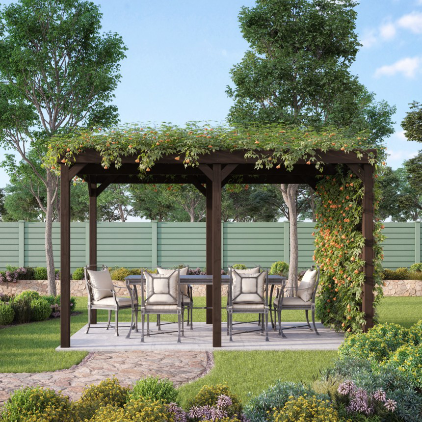 Rutland Shade Pergola – 4.2m Wide