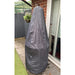 Steel chiminea cover grey side