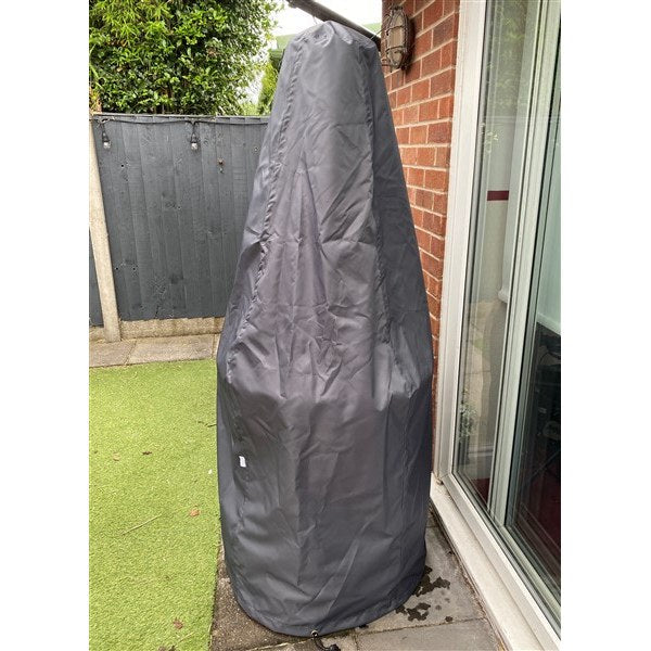 Steel chiminea cover grey