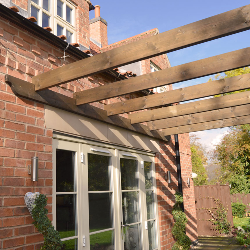 Wall Mounted Garden Pergola - 3m Depth
